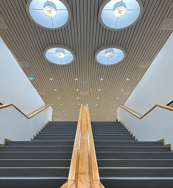Suspended ceilings and partition walls - Gymnasiet Lärkan/Hoplaxskolan, Helsinki